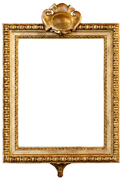 Gilded frame rectangular — Stock Photo, Image