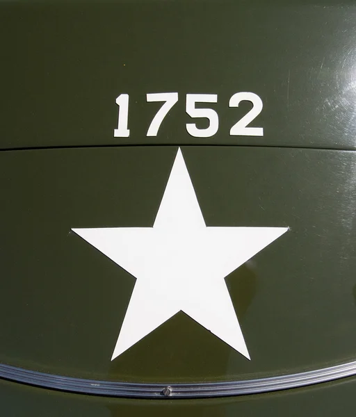Identifiering logga in andra världskriget oss armén fordon — Stockfoto