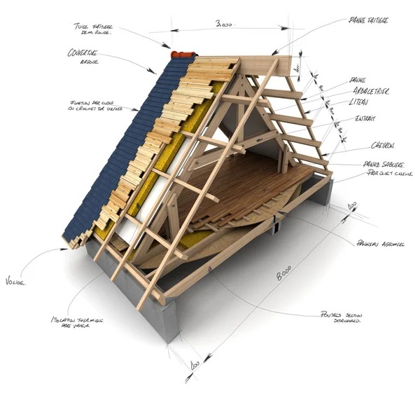 Roofing — Stock Image Roofing Royalty Free Stock Photos