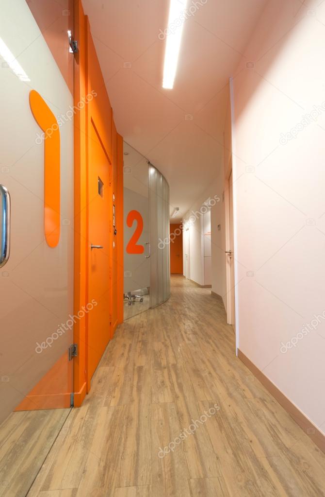 Dental clinic corridor 