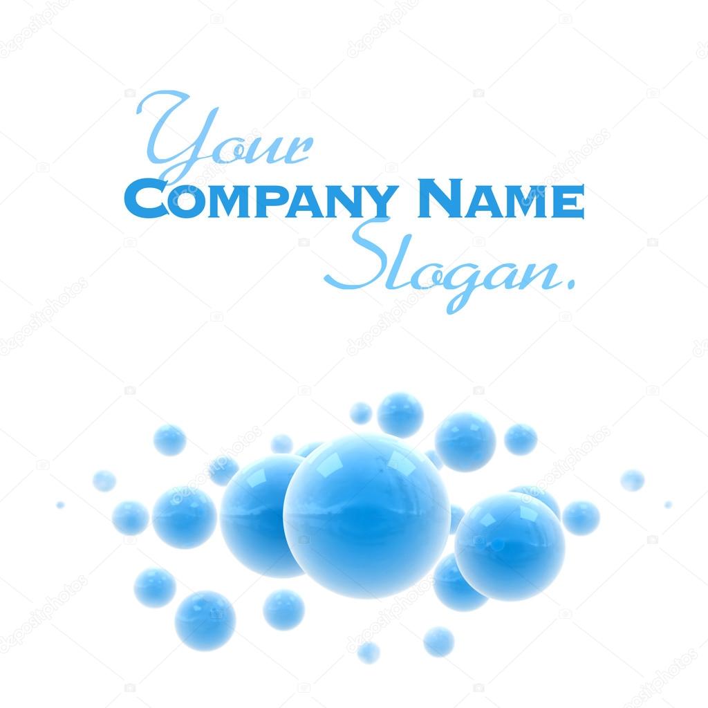 Abstract 3D backgrounds and decors