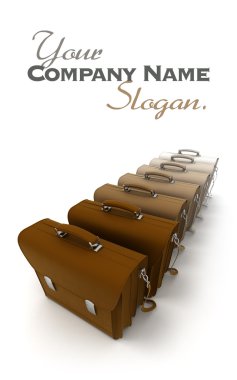 Satır, deri evrak çantaları 