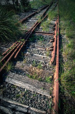 eski demiryolu parça