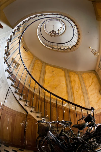 Parisian spiral staircase — Stock Photo, Image