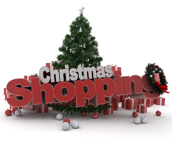 Christmas shopping — Stock Photo, Image