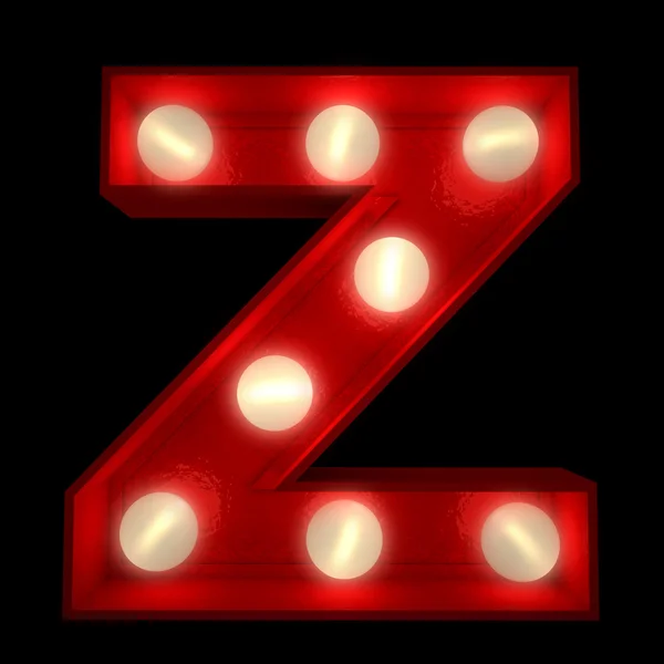 Glowing Z — Stock Photo, Image