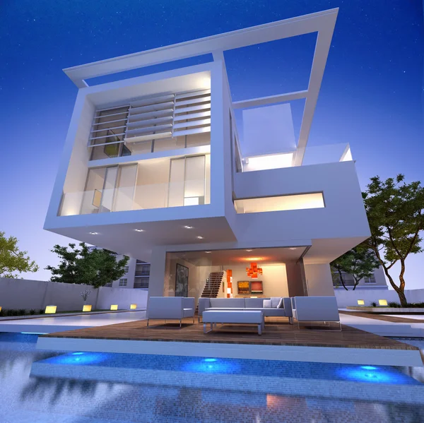 Impressive villa — Stock Photo, Image