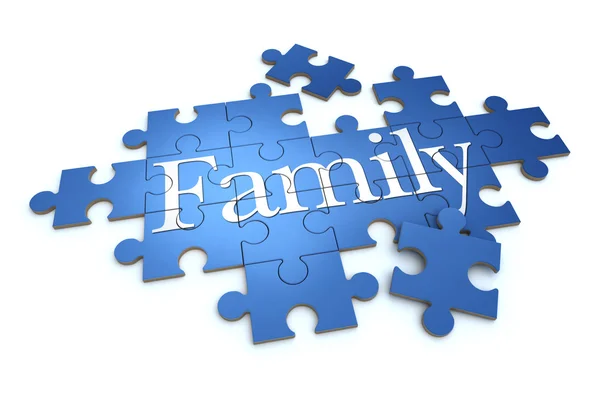 Family puzzle — Stock Photo, Image