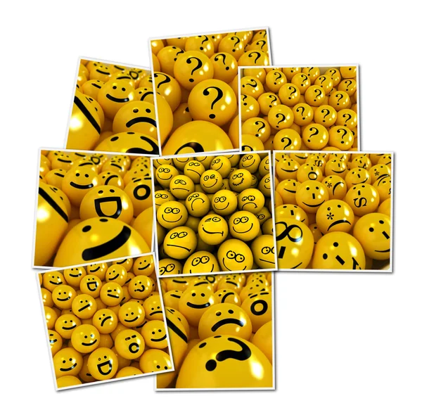 Emoticons collectie — Stockfoto