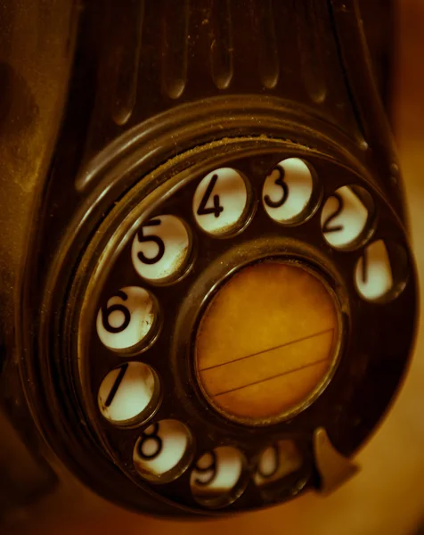 Staré telefonní vytáčení — Stock fotografie