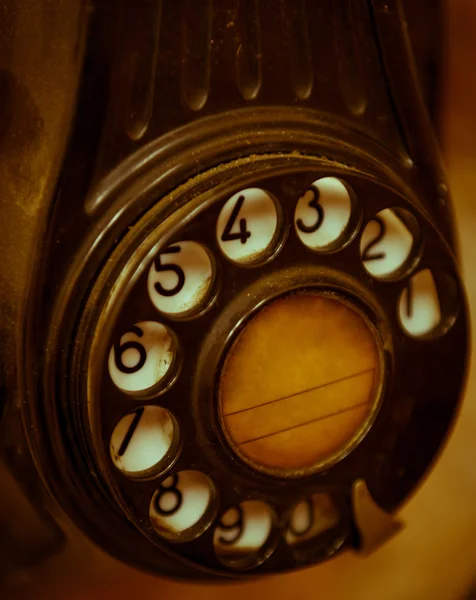 Old telephone dial — Stock Photo, Image