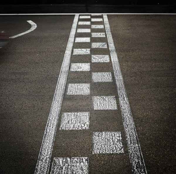 Car race, finish line — Stock Photo, Image