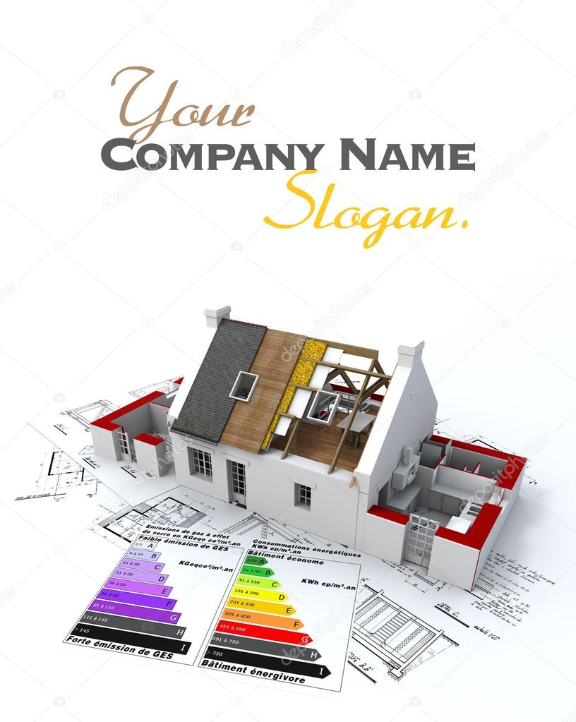 Architecture and construction industry related rendering