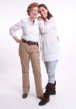 Büyüdü up ve anne