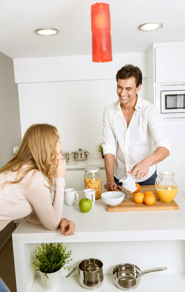 Breakfast for two — Stock Photo, Image
