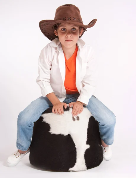 Jeune cow-boy urbain — Photo