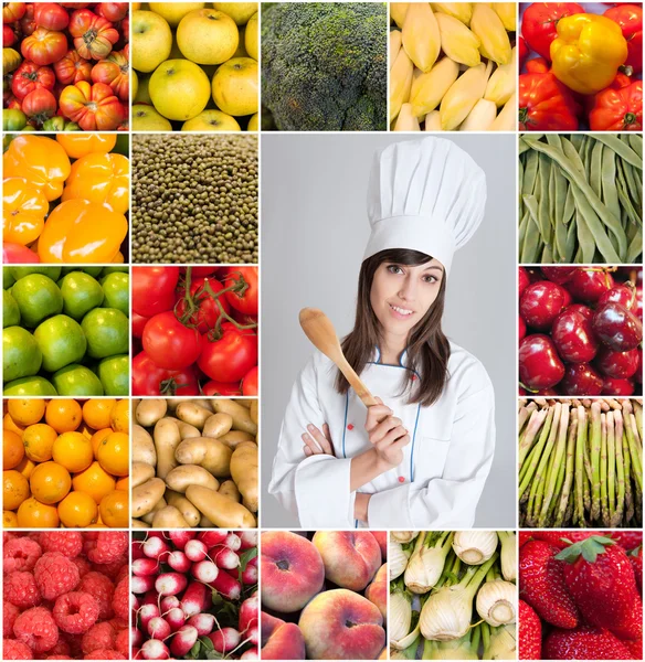 Colección de cocina saludable — Foto de Stock