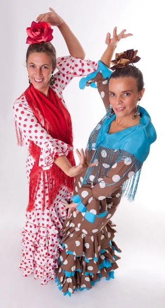 Spanish women dancing — Stock Photo, Image