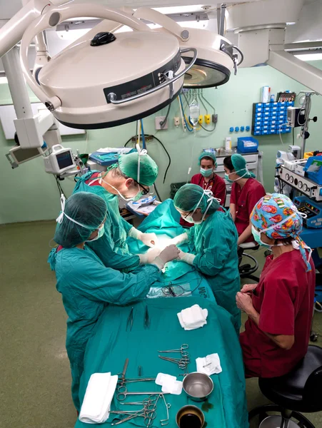 Chirurgie operatie procedure luchtfoto — Stockfoto