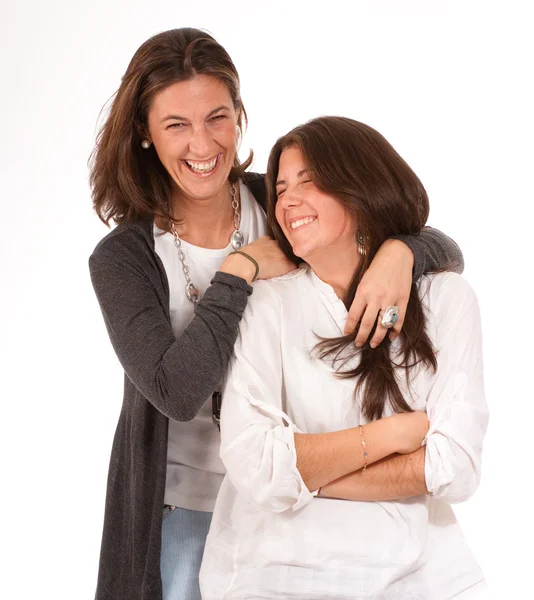 Fun mother daughter relationship — Stock Photo, Image