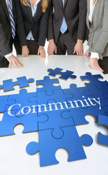 Community puzzle — Stock Photo, Image