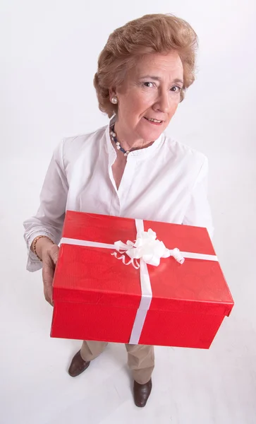 Grannys cadeau — Stockfoto