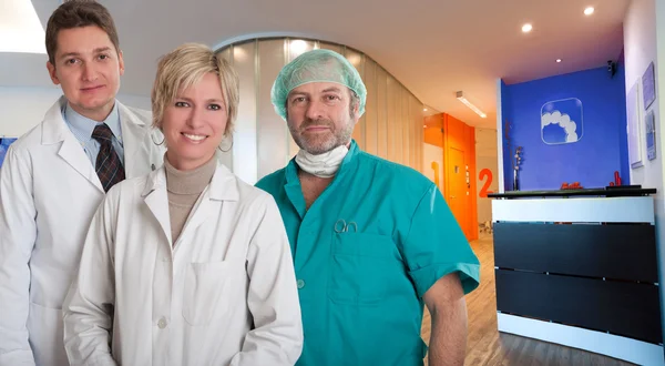 Doctors at the clinic — Stock Photo, Image