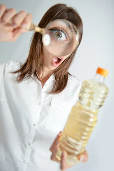 Bottle inspection — Stock Photo, Image