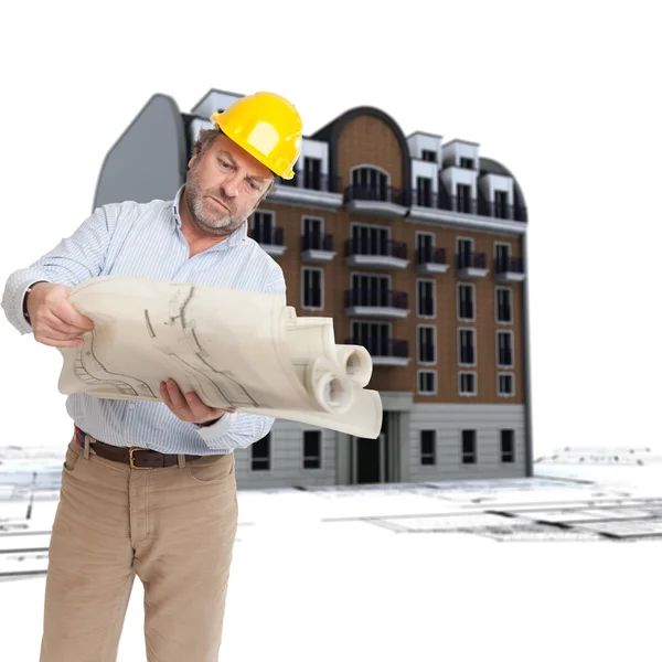 Urban building renovation — Stock Photo, Image