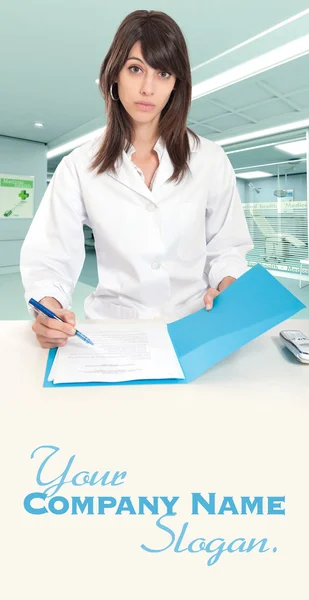 Hospital paperwork — Stock Photo, Image