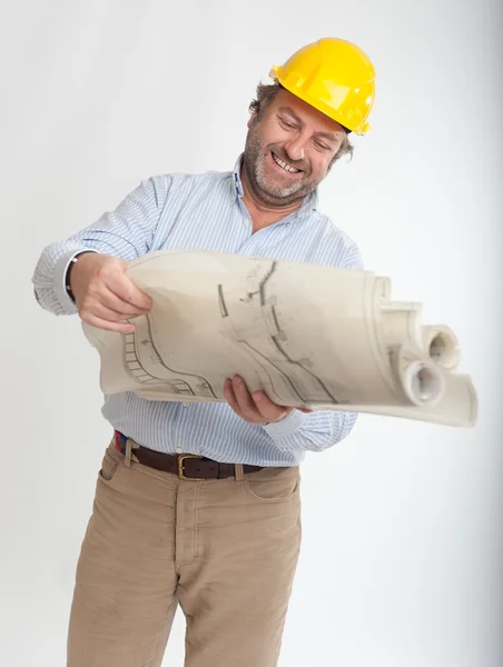 Smiling architect — Stock Photo, Image