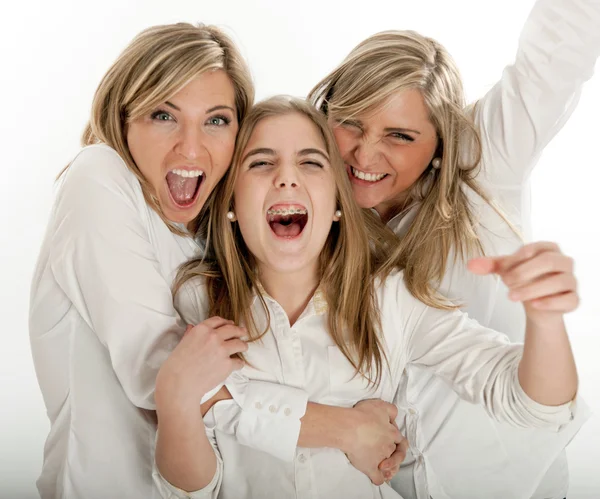 Celebrating sisters — Stock Photo, Image