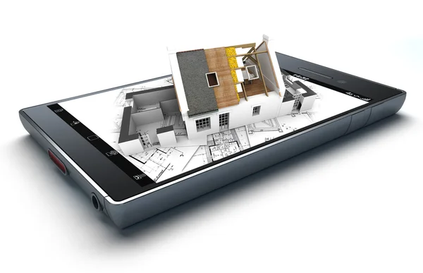 House insulation app — Stock Photo, Image