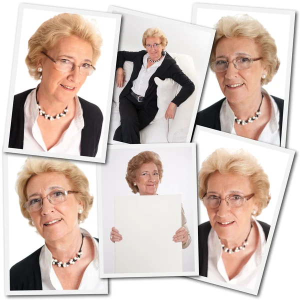 Atractiva colección de mujeres mayores —  Fotos de Stock
