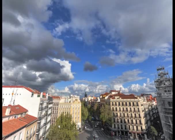 Madrid city view — Stock Video