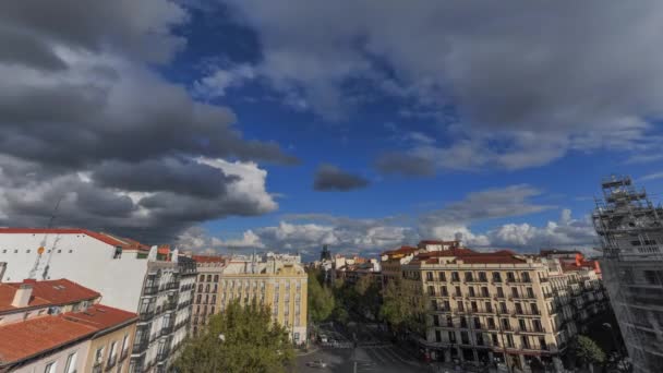 Widok miasta Madryt — Wideo stockowe