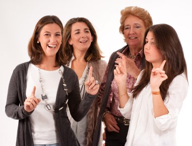 Kadınlar aile eğlence