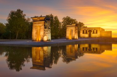 Tapınağı'nda sihirli günbatımı