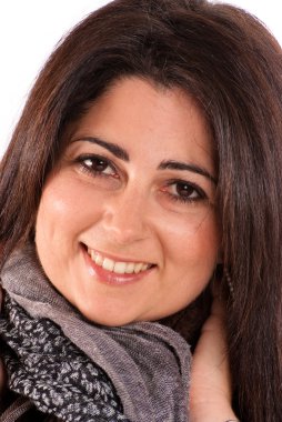 Neşeli Latin kadın