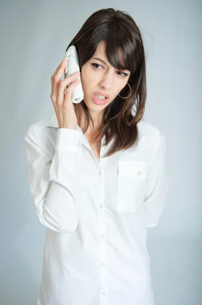 Annoying phone call — Stock Photo, Image