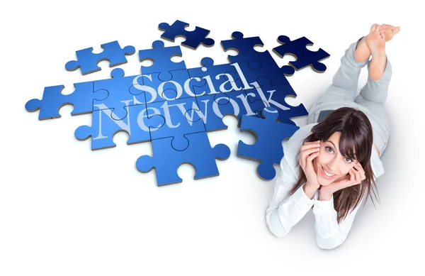 Soluzioni di Social Network — Foto Stock