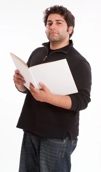 Jovem leitura — Fotografia de Stock