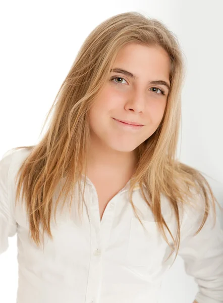 Netter blonder Teenager — Stockfoto