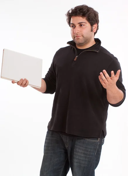 Young man reading — Stock Photo, Image