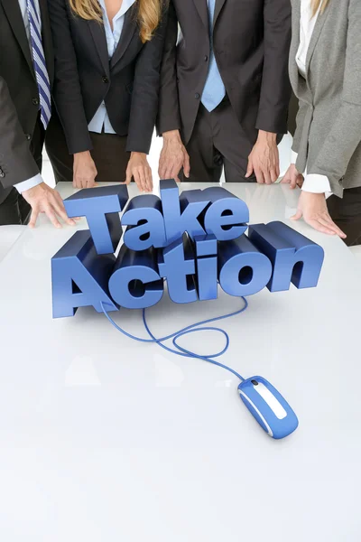 Take action — Stock Photo, Image