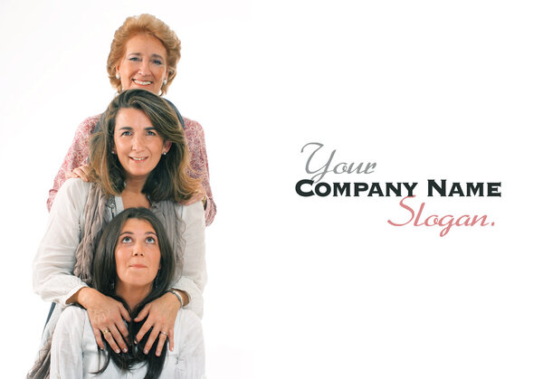 Три поколения женщин
