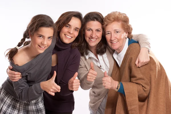 Família feliz de mulheres — Fotografia de Stock