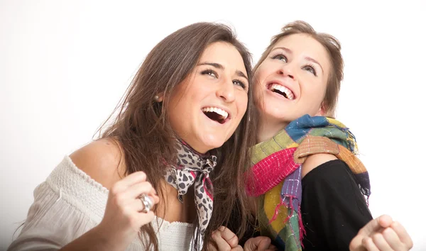 Chicas jóvenes felices — Foto de Stock