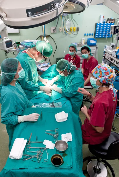 Vista aérea de la operación quirúrgica — Foto de Stock