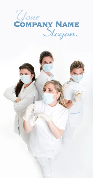 Groupe de femmes dentistes — Photo